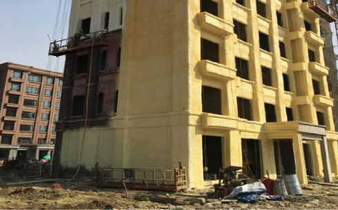 外墻聚氨酯噴涂機保溫現場發泡施工